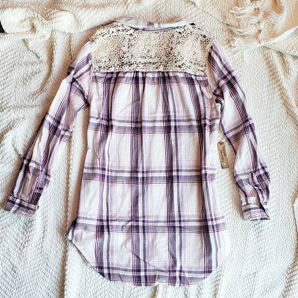 Hippy Laundry Plaid Tunic - Picture 2 of 6